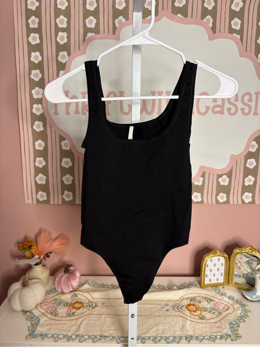 Babaton Aritza black scoop neck bodysuit